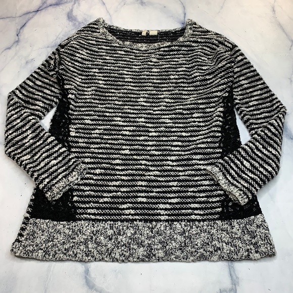 Anthropologie Moth Staccato Stripe Tunic Sweater - Picture 4 of 8